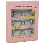 Wholesale - 3pk fashion reading glasses (+2.5 prescription/diopters) C/P 60, UPC: 193466083974